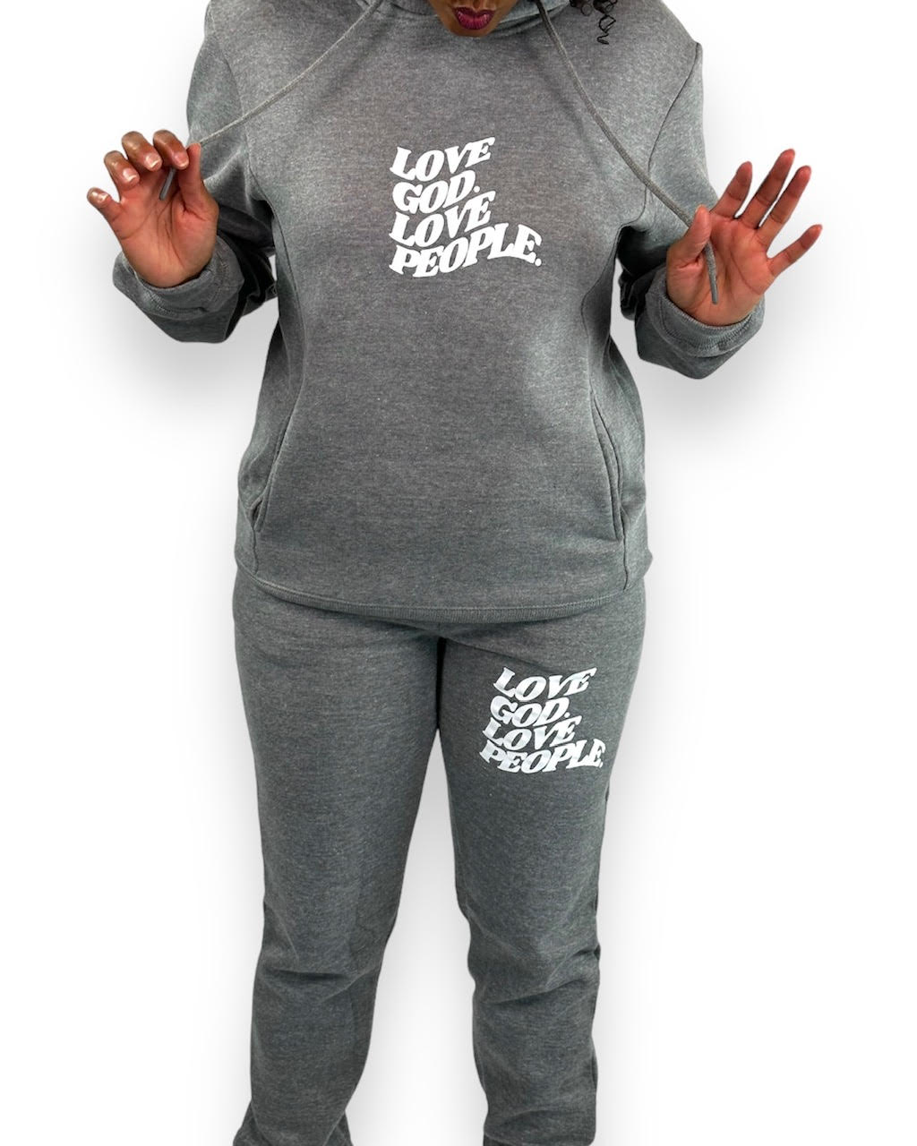 Love God. Love People - Sweat Suit Set – Kingdom Culture Collection