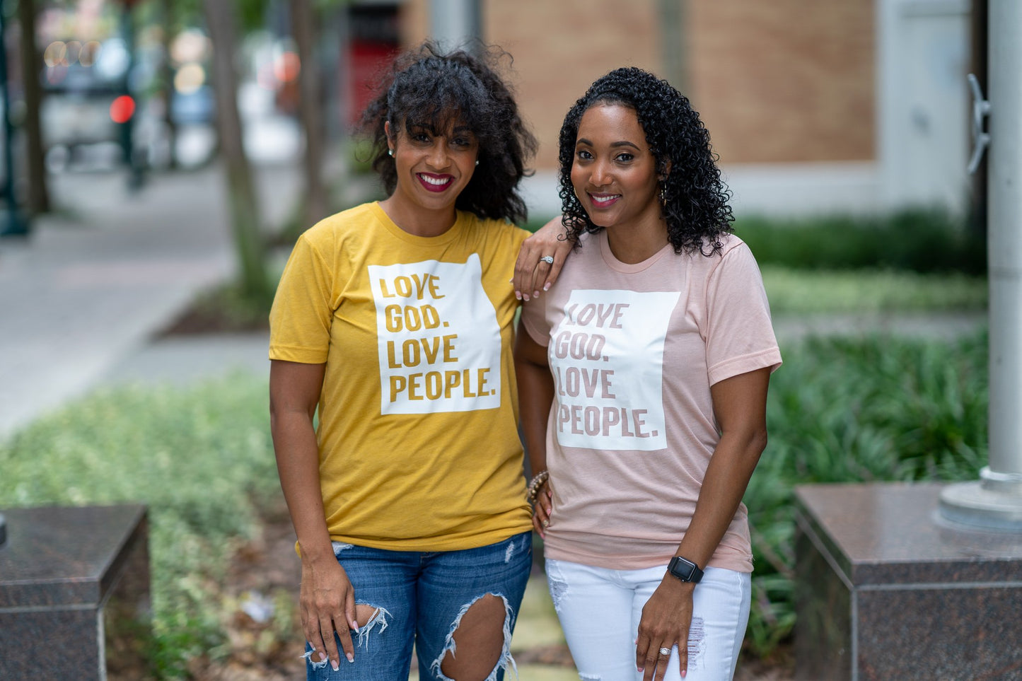 Classic - Love God. Love People. Tee - Black
