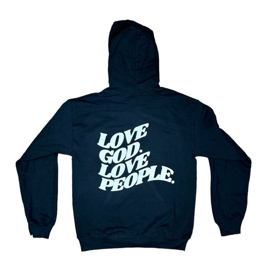 Love God Wavy - Hoodie