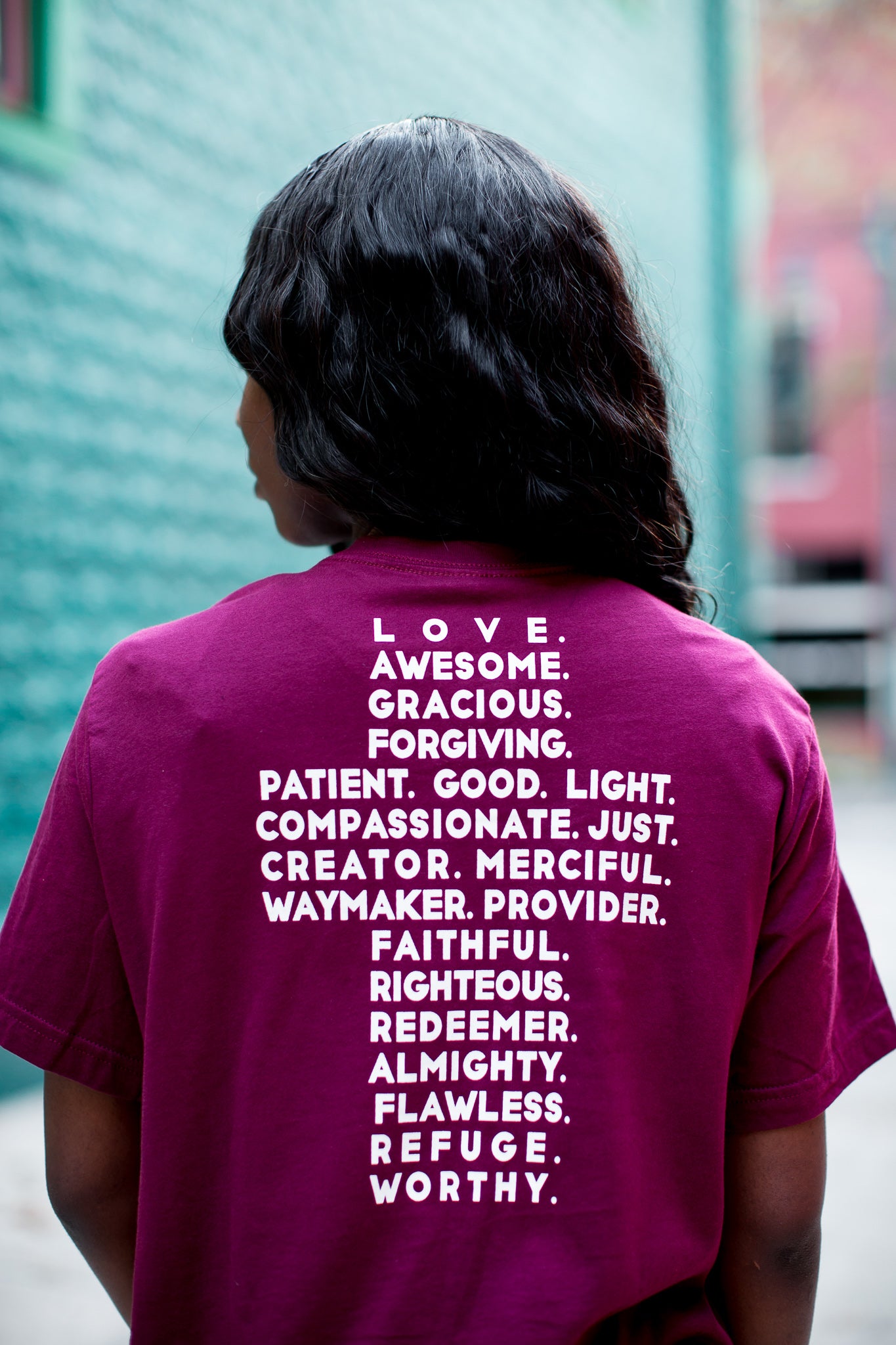 God Is... - Maroon Tee